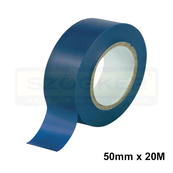 SZIGETELŐSZALAG 50mm/20FM KÉK PVC ATC