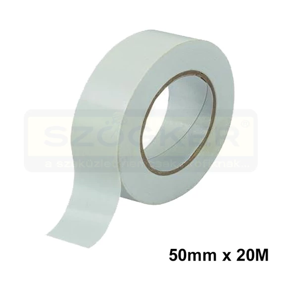 SZIGETELŐSZALAG 50mm/20FM FEHÉR PVC ATC Z02050