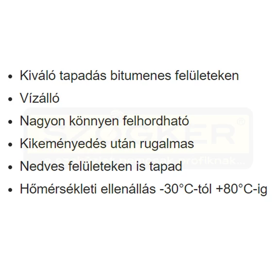 TETŐJAVÍTÓ FEK. ZSINDELYRAG. 280ML OLDÓSZERES BITUMENBÁZISÚ SOUDAL 106650