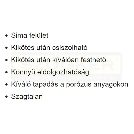 TÖMÍTŐ AKRIL FEHÉR 280ML ÁTFESTHETŐ - FAL ÉS MENNYEZET SOUDAL 154565