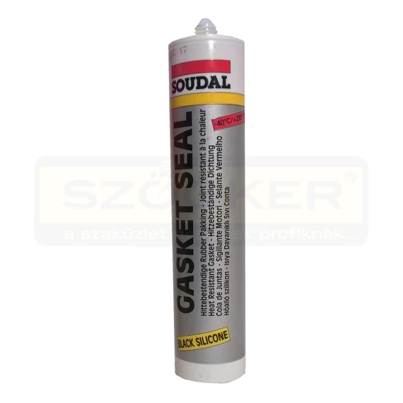 TÖMÍTŐ HŐÁLLÓ 285°C-IG 300ml GASKET FEKETE FOLYÉKONY SOUDAL 123008