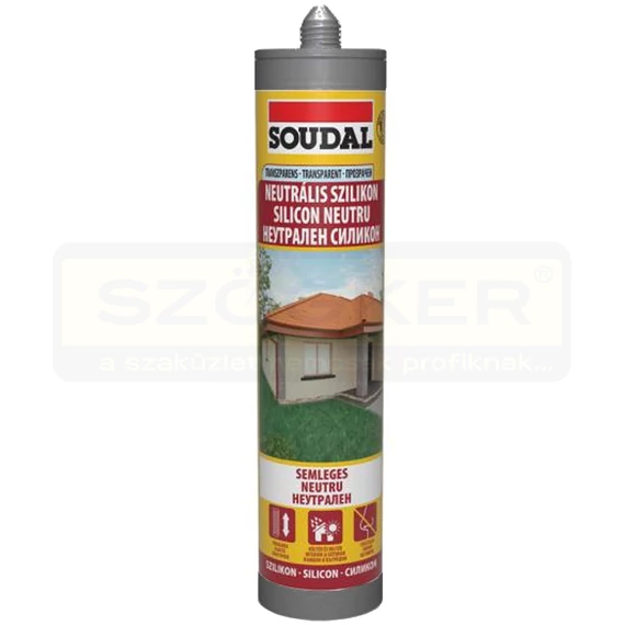 TÖMÍTŐ NEUTRÁLIS SZÍNTELEN 280ML ECETSAV NÉLKÜL OXIMOS SOUDAL 103245