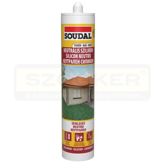 TÖMÍTŐ NEUTRÁLIS FEHÉR 280ML ECETSAV NÉLKÜL OXIMOS SOUDAL 103246