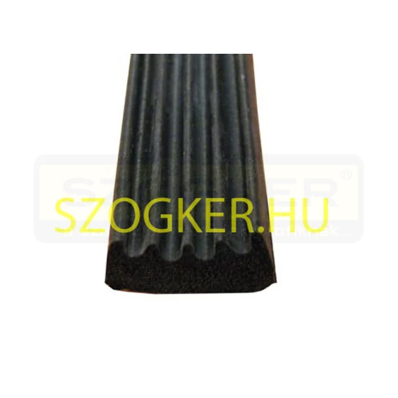 SZIGETELŐ PROFIL ÖNTAPADÓS 15*8 FEKETE KORONA EPDM GUMI TRELLEBORG 50M/TEK.