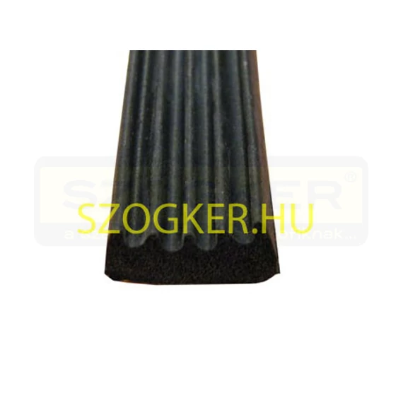 SZIGETELŐ PROFIL ÖNTAPADÓS 20*4 FEKETE KORONA EPDM GUMI TRELLEBORG 50M/TEK.