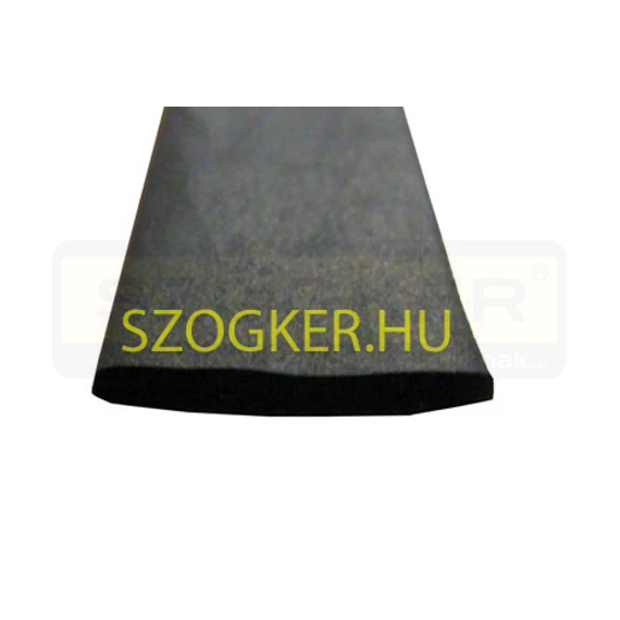 SZIGETELŐ PROFIL TÖMÖR SZALAG 18*2 FEKETE EPDM GUMI ÖNTAP. TRELLEBORG 100M/TEK.