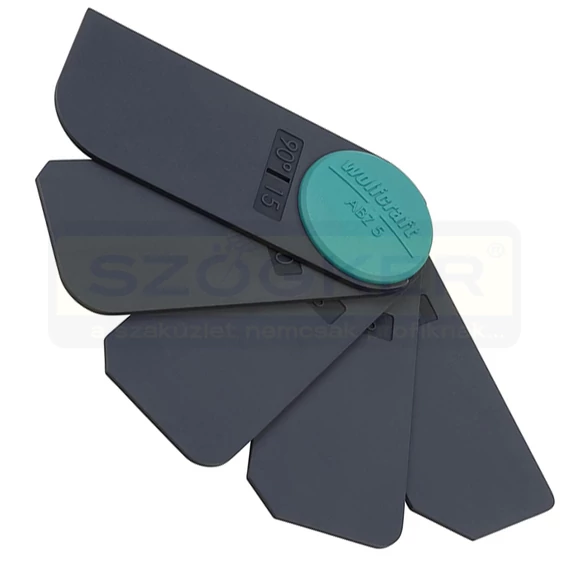 WOLFCRAFT 4332000 FUGALEHÚZÓ KÉSZLET 5 RÉSZES LEGYEZŐ ALAKÚ