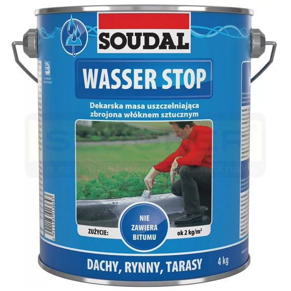 TETŐJAVÍTÓ 4KG WASSER STOP IDŐJÁRÁS ÁLLÓ SOUDAL 104732