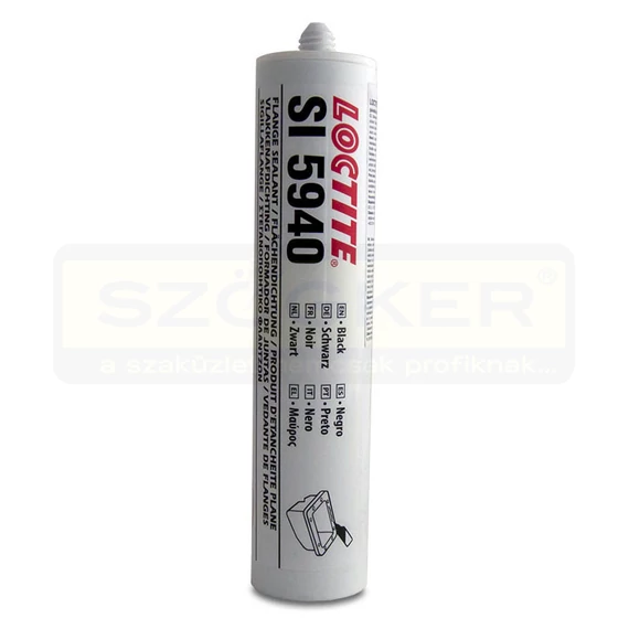 TÖMÍTŐ RAGASZTÓ SZILIKON 310ML ECETSAVAS, FEKETE LOCTITE SI5940/310