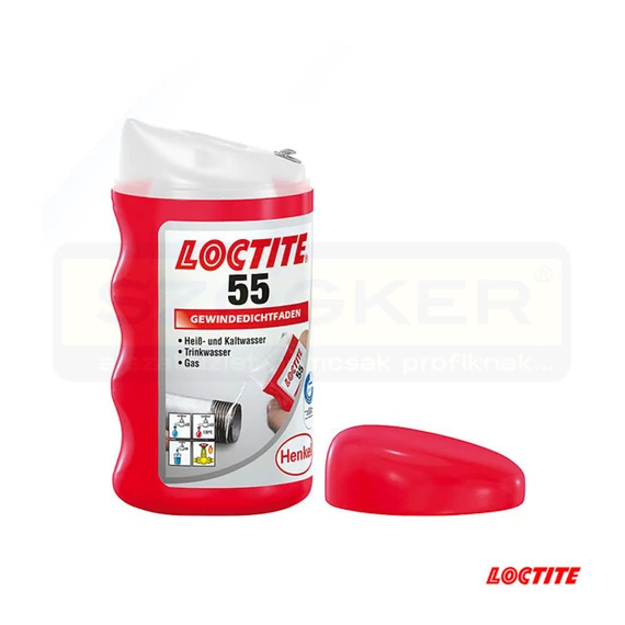 CSŐMENET TÖMÍTŐ ZSINÓR 160M-ES VÍZHEZ,GÁZHOZ LOCTITE 55