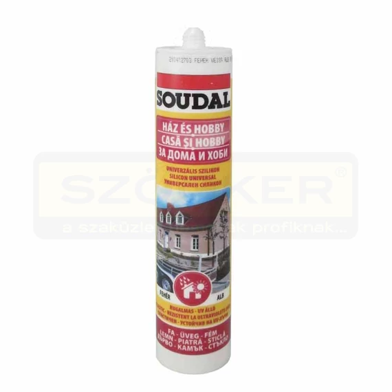 TÖMÍTŐ UNIVERZÁLIS FEHÉR ECETSAVAS:280ML SOUDAL 153512