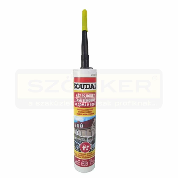 TÖMÍTŐ UNIVERZÁLIS FEKETE ECETSAVAS 280ml SOUDAL 103414