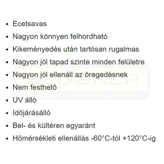 TÖMÍTŐ UNIVERZÁLIS SZÜRKE ECETSAVAS 280ML SOUDAL 109711