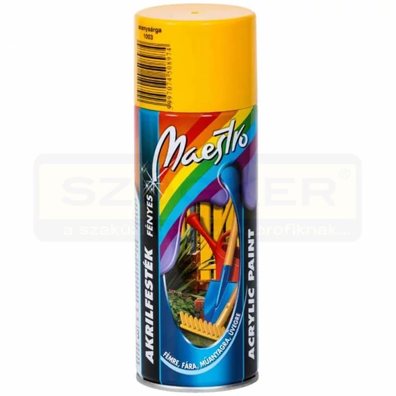 ARANYSÁRGA AKRIL FESTÉK SPRAY 400ML RAL1003 MEASTRO