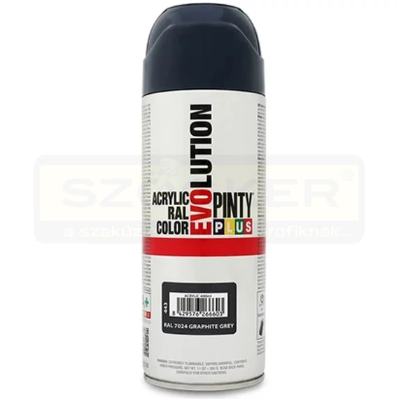 FESTÉK SPRAY AKRIL 400ML GRAFIT SZÜRKE RAL7024 IMPORT