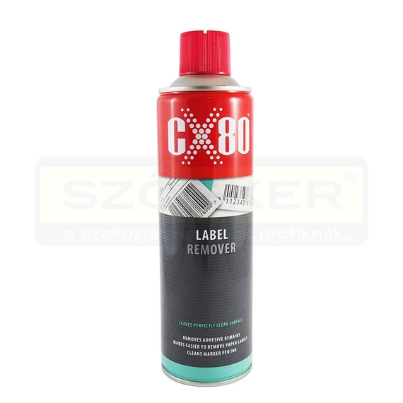 MATRICA-CÍMKE ELTÁVOLÍTÓ SPRAY 500ML CX80 LABEL REMOVER