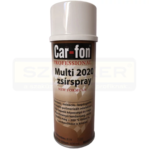 ZSÍR SPRAY 400ML SZÍNTELEN MULTI 2020 CAR-FON 819