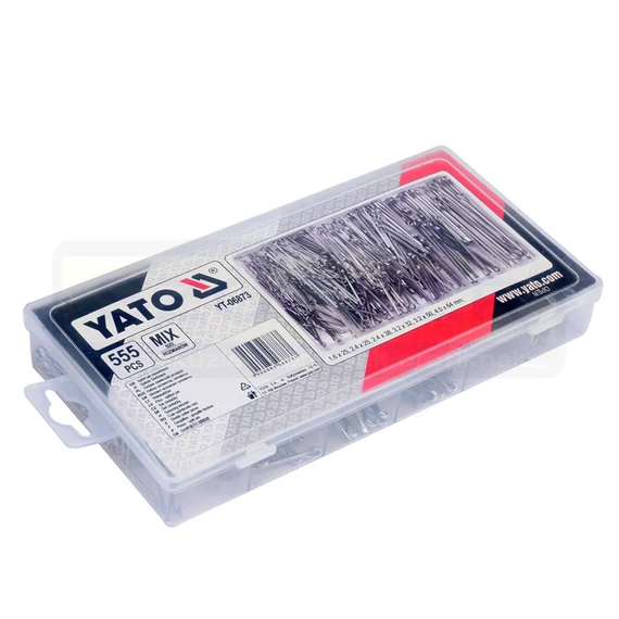 YATO 06873 SASSZEG KÉSZLET 555DB 1.6, 2.4, 3.2, 4