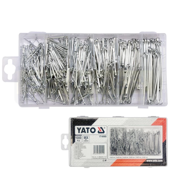 YATO 06885 SASSZEG KÉSZLET 1000DB 1,5, 24, 3, 4