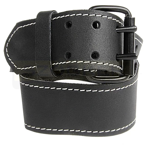 DERÉKÖV BŐR 135*5,1 cm FEKETE DUPLA CSATOS KWB 49908840