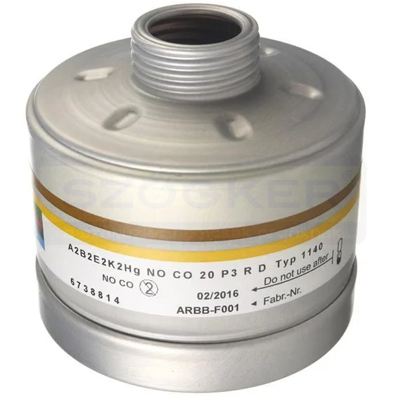 GÁZMASZKHOZ SZŰRŐBETÉT A2B2E2K2-HG-CO-NO-P3 COVERGUARD GAN21740