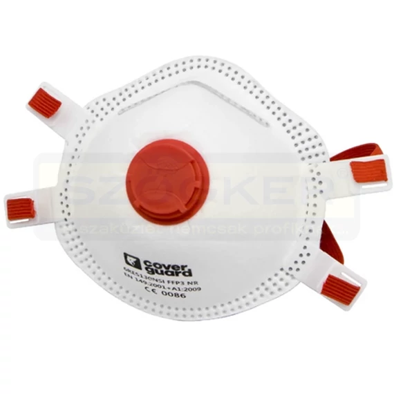 FÉLÁLARC RÉSZECSKESZŰRŐS FFP3 NR SZELEPES COVERGUARD 6RES130NSI