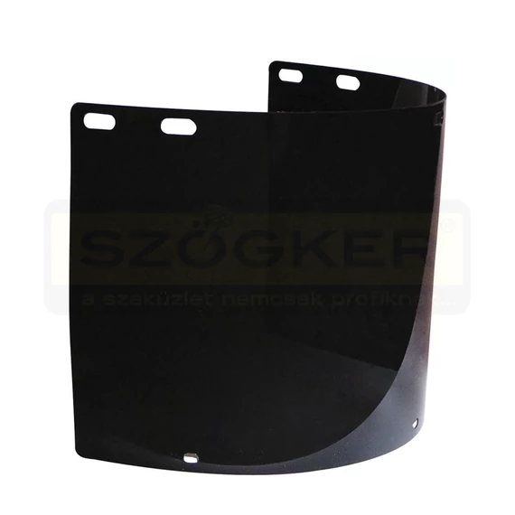 ARCVÉDŐHÖZ LÁTÓMEZŐ 390*180mm SÖTÉTÍTETT, 1mm POLIKARBONÁT COVERGUARD 60713