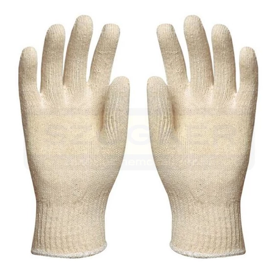 VÉDŐKESZTYŰ PAMUT FFI FEH.9-10 TRIPLASZÁLAS CÉRNA, GUMIS COVERGUARD 4335