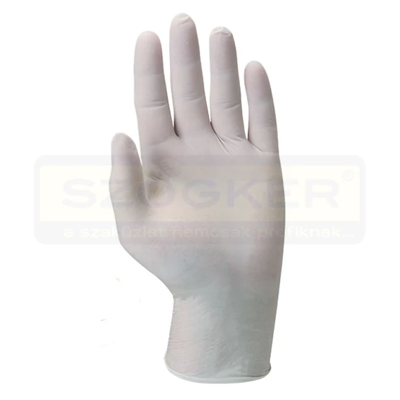 VÉDŐKESZTYŰ M LATEX 8 EGÉSZSÉGÜGYI 100DB/CSOMAG IMPORT 5808