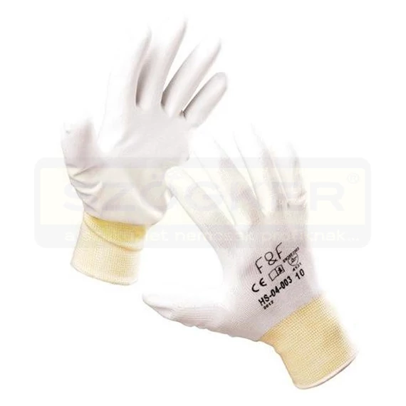 VÉDŐKESZTYŰ KÖTÖTT FEHÉR 9-ES BUNTING LIGHT TENYÉREN MÁRTOTT CERVA 0108006380090