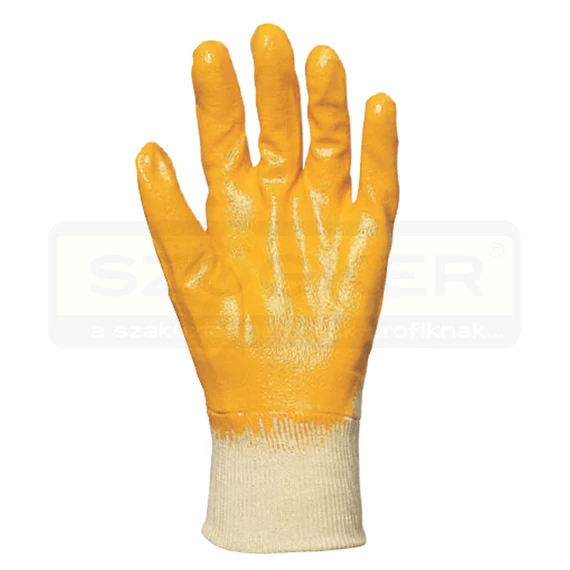 VÉDŐKESZTYŰ MÁRTOTT SÁRGA 9 EURODEX ACTIFRESH NITRIL COVERGUARD 9309