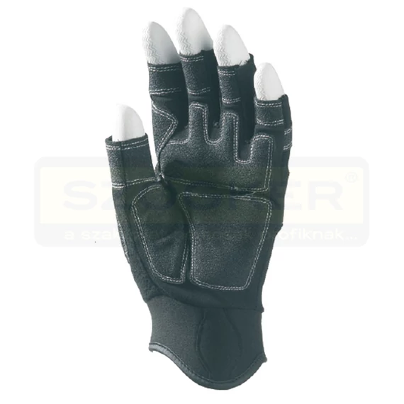 VÉDŐKESZTYŰ SOFŐR FEKETE 10 UJJVÉG NÉLKÜLI SZINTETIKUS BŐR COVERGUARD 990