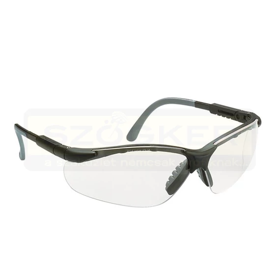 VÉDŐSZEMÜVEG THETA CLEAR VÍZTISZTA LENCSE,FEKETE KERET COVERGUARD 6THE0