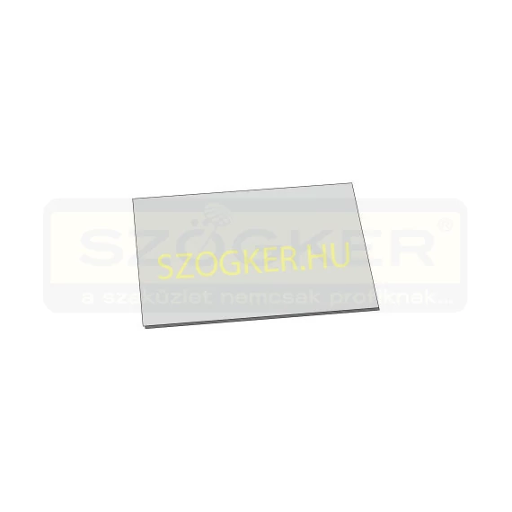 HEGESZTŐÜVEG 110*55mm FEHÉR-SZÍNTELEN (ELŐTÉT ÜVEG) MAGYAR