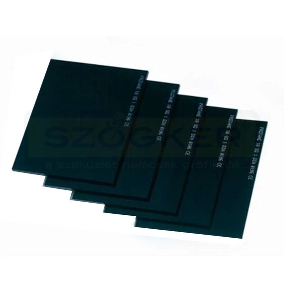 HEGESZTŐÜVEG 100*50mm SÖTÉT-DIN09 FW IMPORT