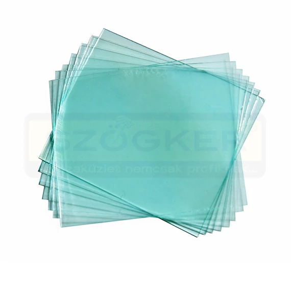 HEGESZTŐÜVEG 110*90mm FEHÉR-SZÍNTELEN (ELŐTÉT ÜVEG) MAGYAR-GCE