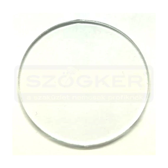 HEGESZTŐÜVEG D50mm KEREK FEHÉR-SZÍNTELEN SZEMÜVEGHEZ GCE 548980000050
