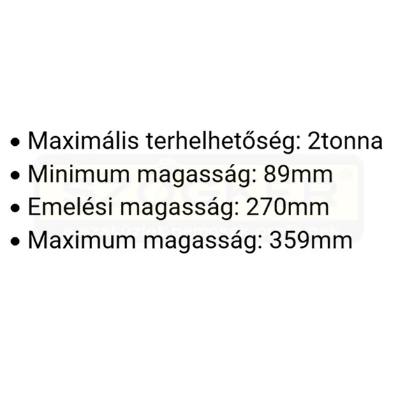 KROKODIL EMELŐ 2.0T ALACSONY PROFILOS IMPORT 041901-0068