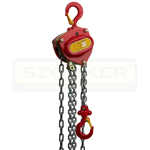 LÁNCOSEMELŐ 0,5T/3fm KÉZI DELTA RED DR.04100503