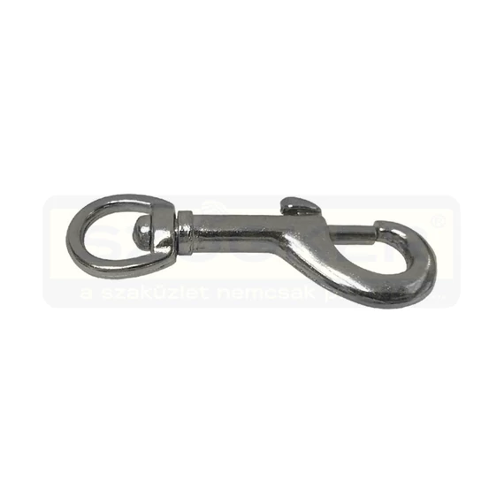 KARABÍNER FORGÓVAL D16*78 NIKKELEZETT IMPORT