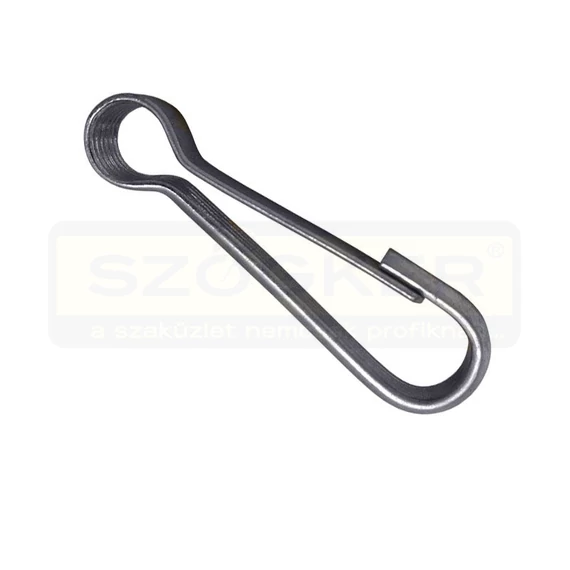 KARABÍNER ÚTTÖRŐ 60mm RUGÓS CSAT NIKKELEZETT IMPORT