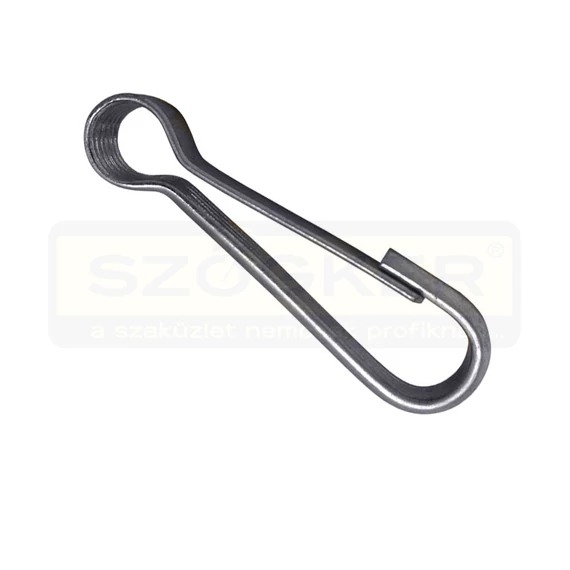 KARABÍNER ÚTTÖRŐ 80mm RUGÓS CSAT NIKKELEZETT IMPORT