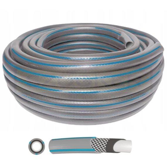 LOCSOLÓTÖMLŐ 1/2col 25M/TEK SZÜRKE-KÉK SZÖVETBETÉTES GRAYBOS PLUS 16602