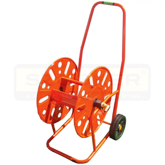 TÖMLŐKOCSI 3/4 90M-1/2 140M FÉM KERETTEL PIROS MAXI AGRATI 317