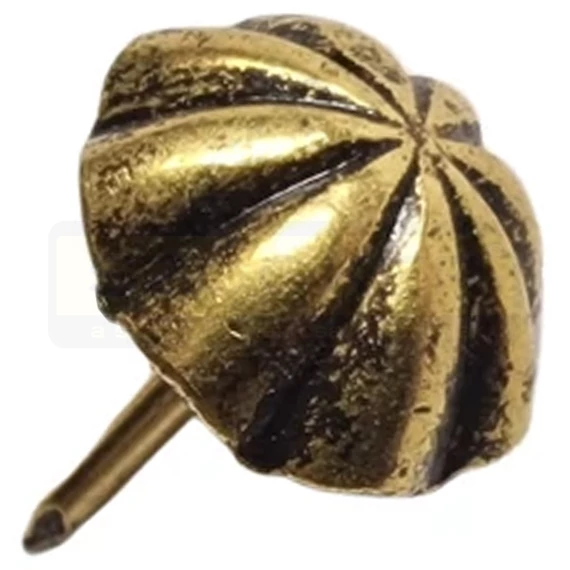 KÁRPITOS DÍSZSZEG VIRÁGOS 12.7mm HOSSZÚ D11.5 FEJ HEIMANN 508A
