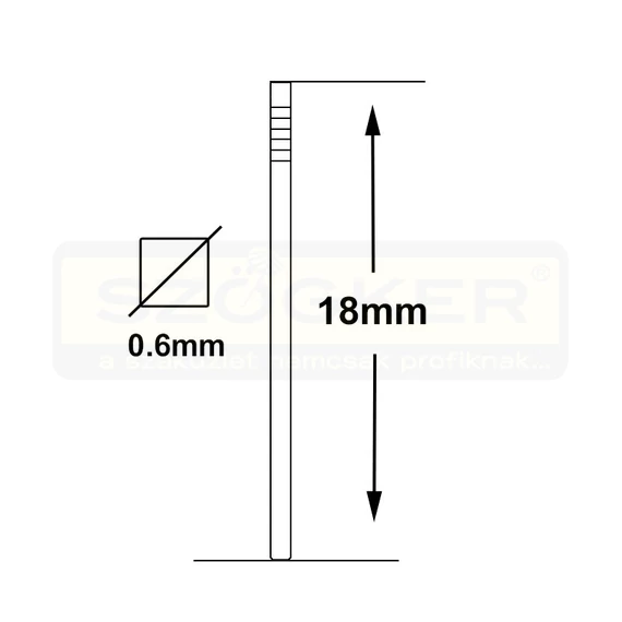 SZEGBELÖVŐHÖZ TŰSZEG 18mm 20000DB/DOBOZ BOSTITCH 1061800Z