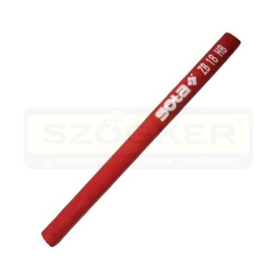 SOLA ZB 18 HB ÁCSCERUZA STANDARD 180mm PIROS