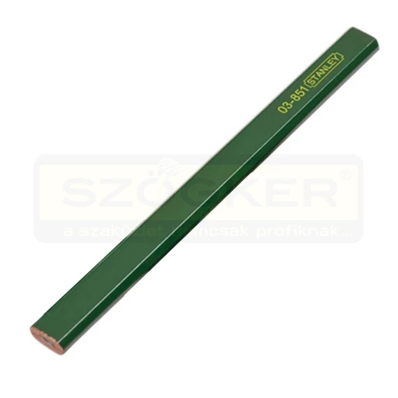 STANLEY 103851 ÁCSCERUZA STANDARD 4H 176mm ZÖLD KŐRE IS
