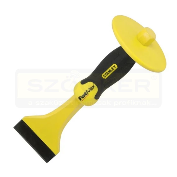 STANLEY 418333 BETONVÉSŐ LAPOS 250mm KÉZVÉDŐS FATMAX SÁRGA-FEKETE SZÍNŰ