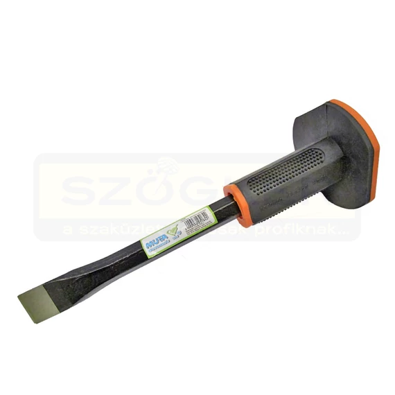BETONVÉSŐ LAPOS 400mm KÉZVÉDŐS PIROS-FEKETE SZÍNŰ IMPORT